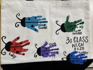 Secondary image for the 3s Handprint Tote Bag Auction Item