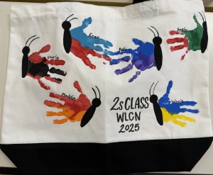 Primary image for the 2s Handprint Tote Bag Auction Item