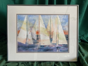 Primary image for the SAILING AT SUNSET  Auction Item
