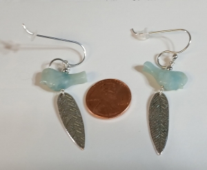 Primary image for the Silver Earrings and Eastern Bluebird Nest Box Auction Item