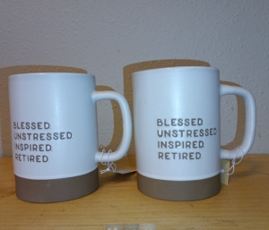 Primary image for the Pair of Blessed/Unstressed Coffee Mugs Auction Item