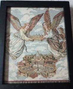 Primary image for the Framed -Angels crowning Vatican Auction Item