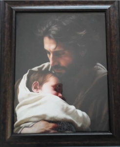 Primary image for the Framed St. Joseph with child Jesus Auction Item