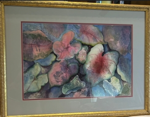 Primary image for the Framed lilly watercolor original 30 x 23 Auction Item