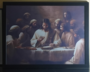 Primary image for the Framed Jesus and Apostles last supper Auction Item