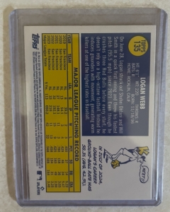 Secondary image for the 2024 Archives #135, Logan Webb, Gold Foil  Auction Item