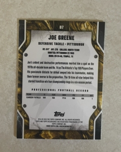 Secondary image for the 2025Topps Resurgence Football #87, Mean Joe Greene, Steelers  Auction Item