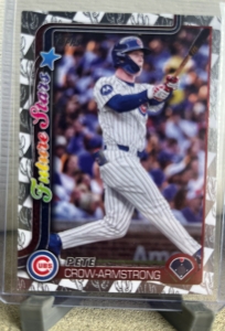 Primary image for the 2025 Topps Future Stars Cactus League Parallel, Cubs, Petet Crow-Armstrong, Seller ID: Jeske Auction Item