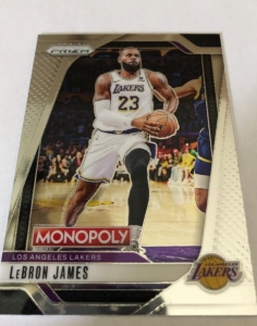 Primary image for the 2024-25 Panini Prizm Monopoly Basketball #43, Lebron James Auction Item