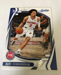 Primary image for the 2021-22 Panini Chronicles Absolute Basketball #214, Cade Cunningham RC, Pistons  Auction Item