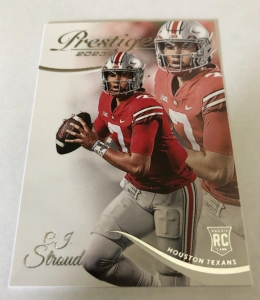 Primary image for the 2-23 Panini Prestige Football #314, CJ Stroud Rookie Card, Texans  Auction Item