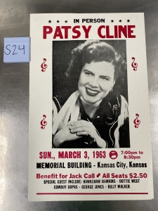 Primary image for the  Patsy Cline replication poster S24 Auction Item