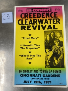 Primary image for the  Creedence Clearwater Revival Replication Poster S3 Auction Item