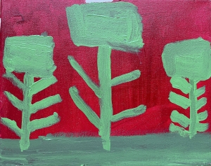 Primary image for the Green Trees, Red Sky Auction Item
