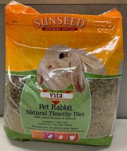 Primary image for the Sunseed Pet Rabbit Natural Timothy Diet, 5lb - damaged pkg Auction Item