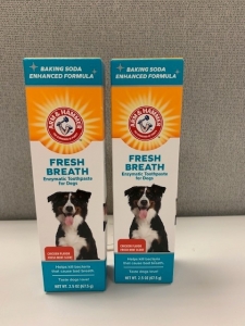 Primary image for the Arm & Hammer toothpaste for dogs x 2 -  damaged pkg Auction Item