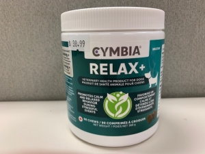 Primary image for the Cymbia Relax + for dogs, 90 chews - damage: caps stuck Auction Item