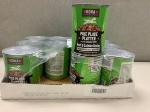 Primary image for the Koha Pike Pace Platter, beef & salmon recipe, 12 x 12.7oz - damaged pkg/dents Auction Item
