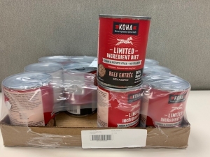 Primary image for the Koha Beef Entree 12 x 13oz cans - damaged pkg, cans, labels Auction Item