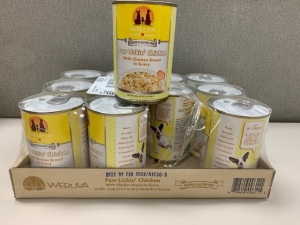 Primary image for the Weruva Paw Licken Chicken, 12 x 14oz - damaged pkg/dents Auction Item