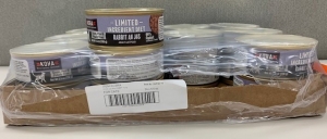 Primary image for the Koha (CAT) Rabbit Au Jus 23 x 5.5oz - damaged pkg, cans, labels Auction Item