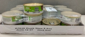 Primary image for the Koha (CAT) Duck Stew, 24 x 5.5oz - damaged pkg Auction Item