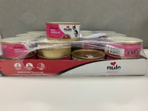 Primary image for the Nulo (CAT) Trout & Salmon recipe, 24 x 5.5oz - damaged pkg/cans Auction Item