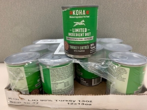 Primary image for the Koha Turkey Entree, 12 x 13oz - damaged pkg/cans Auction Item