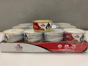 Primary image for the Nulo (CAT) Beef & Lamb Recipe, 24 x 5.5oz cans - damaged pkg/dented cans Auction Item