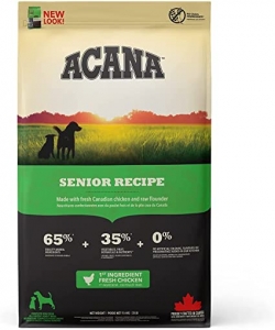 Primary image for the CPF Acana ACD Senior Recipe 11.4kg [MIX/MATCH 4 BAGS PER PERSON] DAMAGE:  tear/puncture/seal Auction Item
