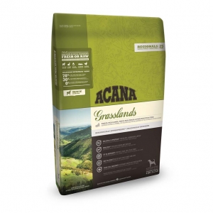 Primary image for the CPF Acana AHP Grasslands 11.4kg [MIX/MATCH 4 BAGS PER PERSON] DAMAGE:  tear/puncture/seal Auction Item
