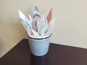 Secondary image for the Fused Glass Art Plant & Gift Certificate Auction Item