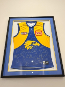 Secondary image for the Signed West Coast Eagles – 2025 Jumper Auction Item