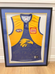 Secondary image for the Signed West Coast Eagles – 2025 Jumper Auction Item