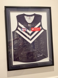 Primary image for the Signed Fremantle Dockers – 2025 Jumpers Auction Item