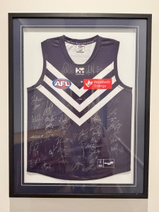 Secondary image for the Signed Fremantle Dockers – 2025 Jumpers Auction Item