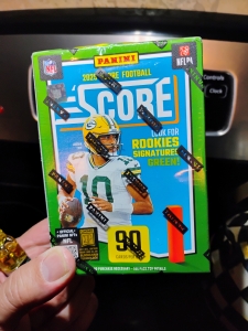 Primary image for the 2025 Panini Score Football Blaster Box with 90 Cards Auction Item