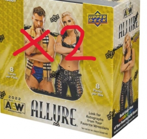 Primary image for the AEW Wrestling Break/2 x 2022 AEW Upper Deck Allure Hobby Boxes/2 x AEW Allure Blaster Boxes/1 x 2022 AEW Metal Univ. Blasters/10 Random Wrestlers Cards from all of it!  Auction Item