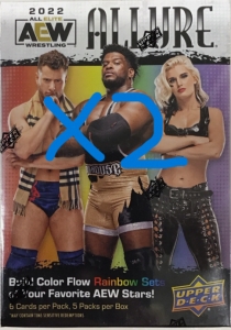 Secondary image for the AEW Wrestling Break/2 x 2022 AEW Upper Deck Allure Hobby Boxes/2 x AEW Allure Blaster Boxes/1 x 2022 AEW Metal Univ. Blasters/10 Random Wrestlers Cards from all of it!  Auction Item