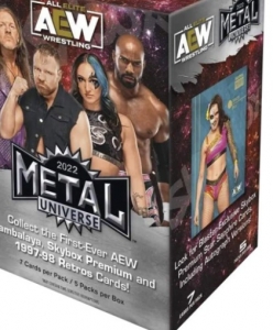 Secondary image for the AEW Wrestling Break/2 x 2022 AEW Upper Deck Allure Hobby Boxes/2 x AEW Allure Blaster Boxes/1 x 2022 AEW Metal Univ. Blasters/10 Random Wrestlers Cards from all of it!  Auction Item
