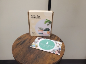 Primary image for the Air Dry Clay Plant Pot Kit & Gift Card Auction Item