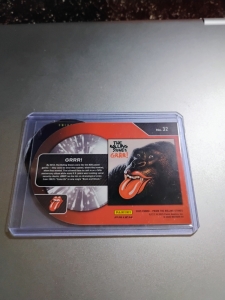 Secondary image for the 2025 Panini Prizm Rolling Stones Grr Album Die-Cut Silver Parallel #32  Auction Item