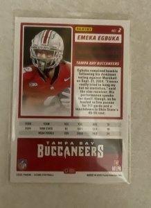 Secondary image for the 2025 Score Football #2, Eneka Egbuka RC  Auction Item