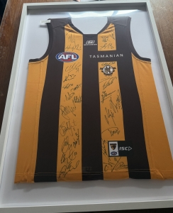 Primary image for the 2025 Signed Hawthorn Footy Jumper Auction Item