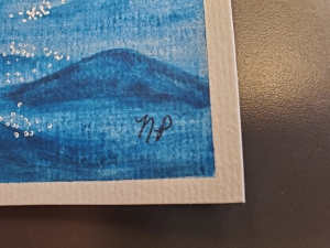 Secondary image for the Hand Painted Blank Cards (1) Auction Item