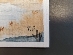 Secondary image for the Hand Painted Blank Cards (2) Auction Item