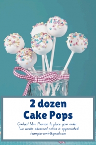 Primary image for the Cake Pops from Mrs. Pierson Auction Item