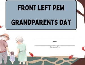Primary image for the Left Pew- Grandparents Day Program Auction Item