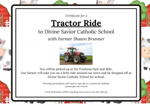 Primary image for the Tractor Ride to School with Shawn Brunner Auction Item
