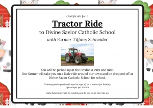 Primary image for the Tractor Ride to School with Tiffany Schneider Auction Item